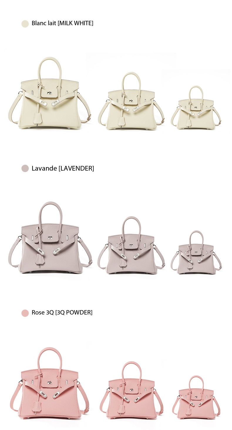 High-end leather Birkin bag, large capacity 000BK Demo 0024