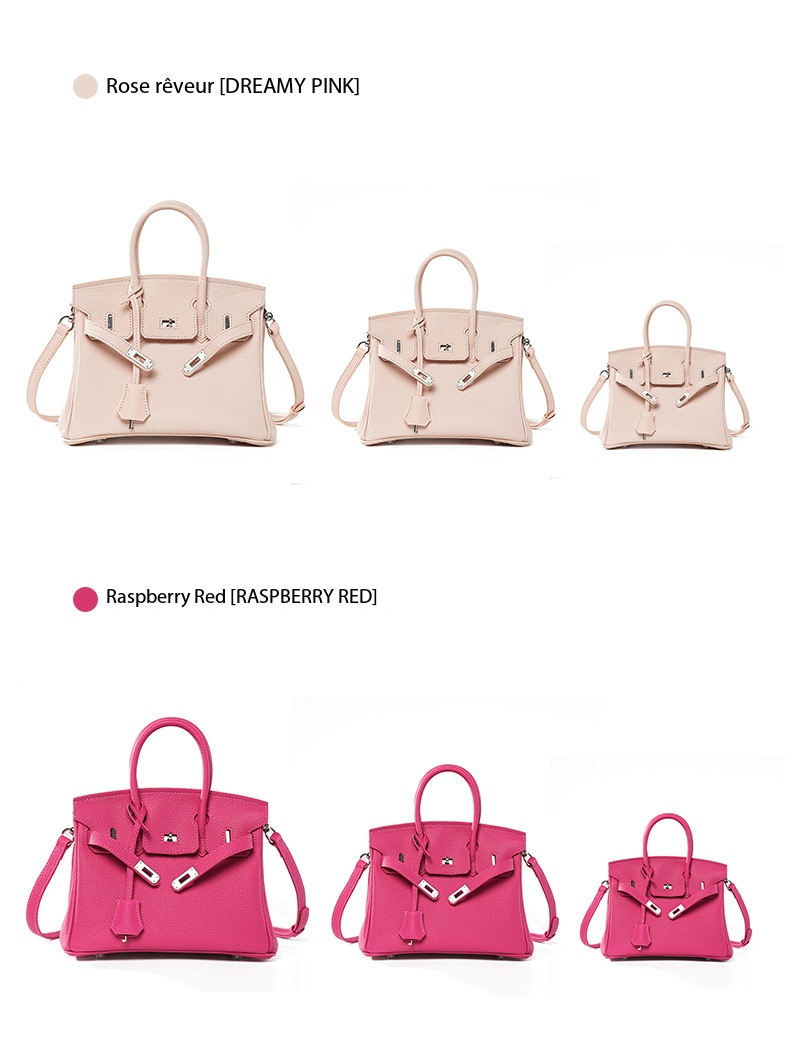 High-end leather Birkin bag, large capacity 000BK Demo 0025