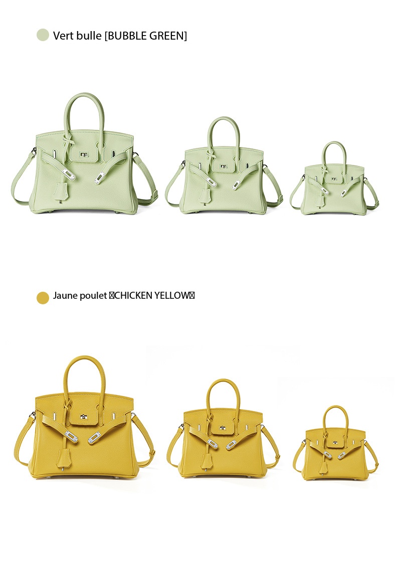 High-end leather Birkin bag, large capacity 000BK Demo 0026