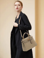 Sac Kelly Haut de gamme Vrai cuir traditionnel KL-002