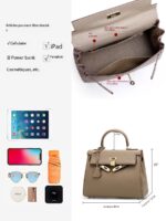 Sac Kelly Haut de gamme Vrai cuir traditionnel KL-003