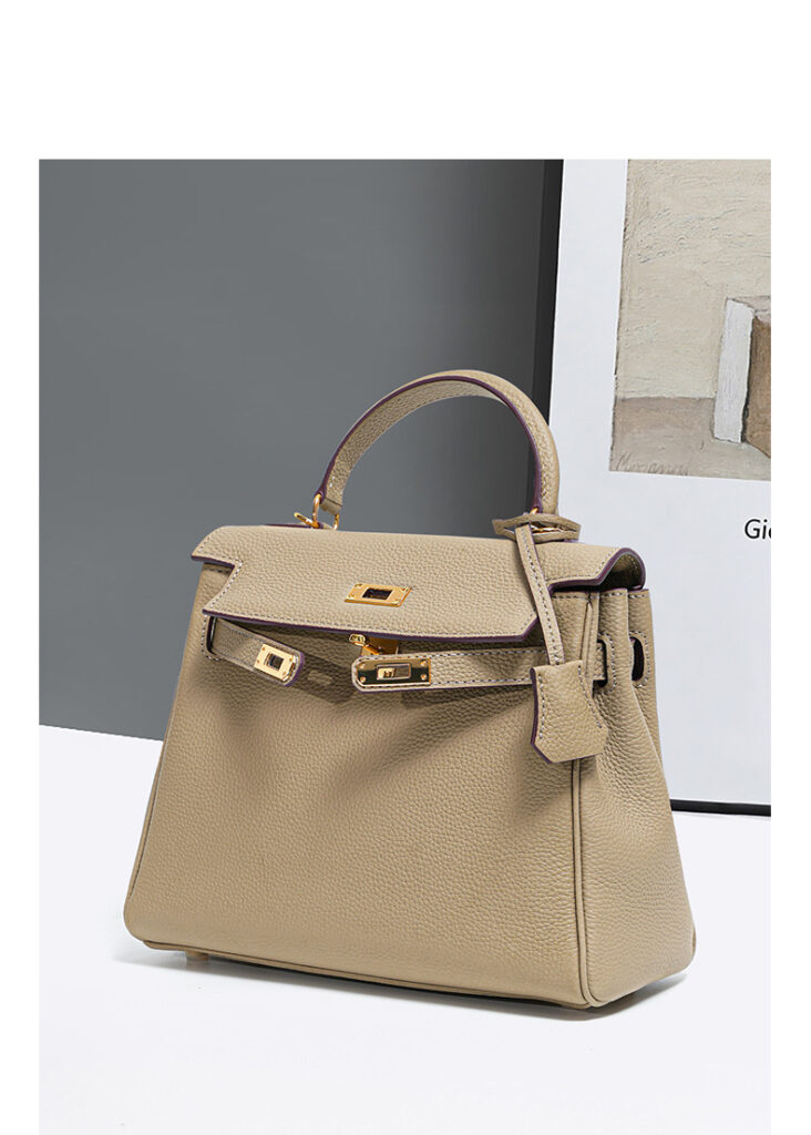 High-End Kelly Bag, Genuine Traditional Leather, KL Demo 0010