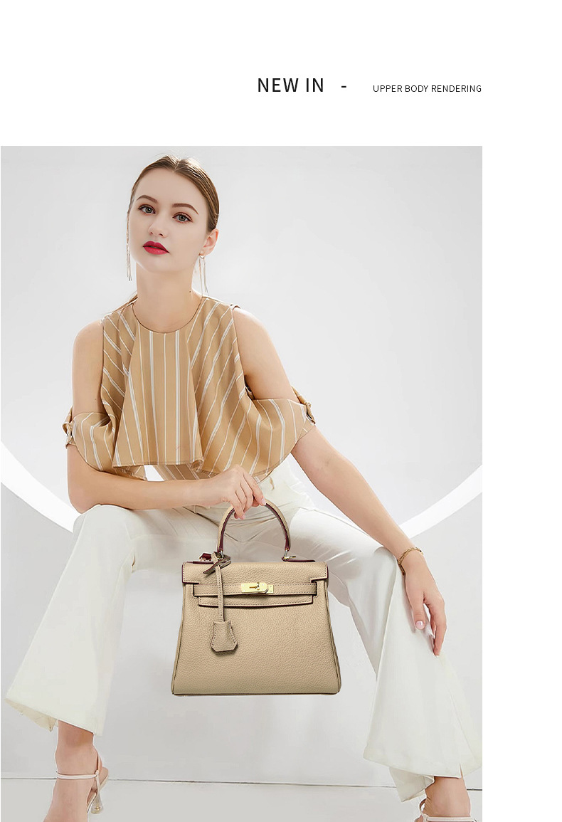 High-End Kelly Bag, Genuine Traditional Leather, KL Demo 0011
