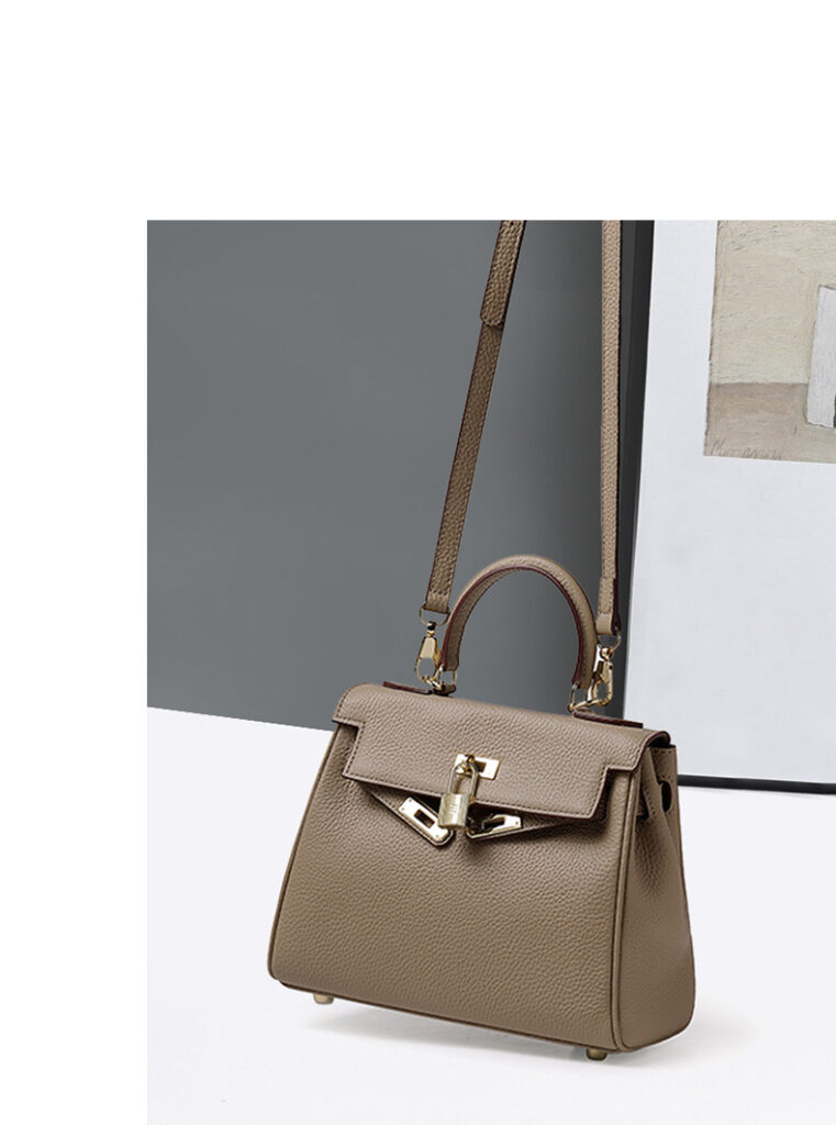 High-End Kelly Bag, Genuine Traditional Leather, KL Demo 0014
