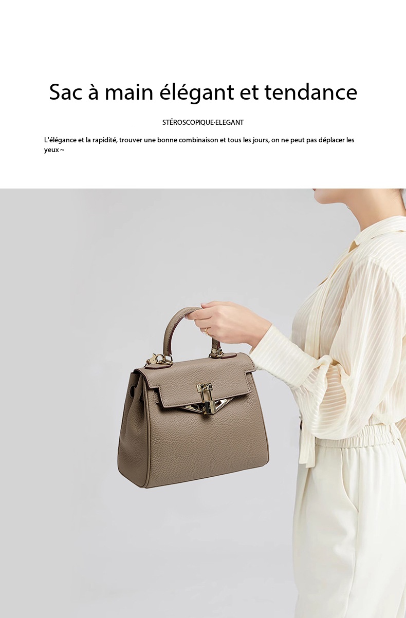 High-End Kelly Bag, Genuine Traditional Leather, KL Demo 0017