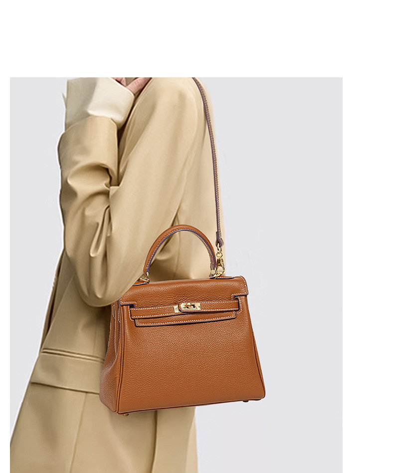 High-End Kelly Bag, Genuine Traditional Leather, KL Demo 0018