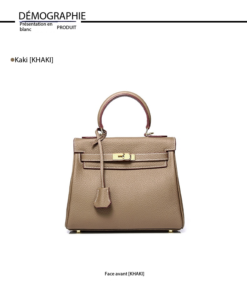 High-End Kelly Bag, Genuine Traditional Leather, KL Demo 0023