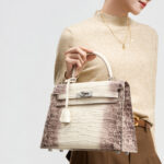 Sac Kelly en cuir, haute qualité à motif crocodile GY8328-03nn