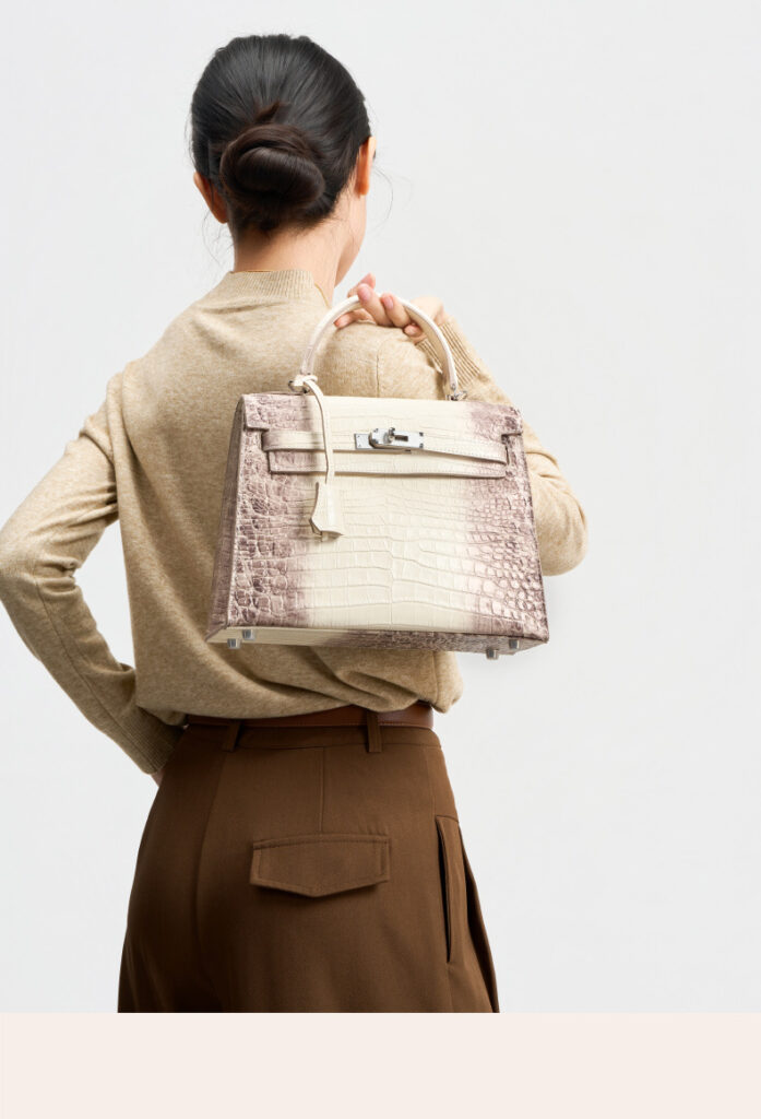 High-quality leather Kelly bag with crocodile pattern GY8328 Demo 0015