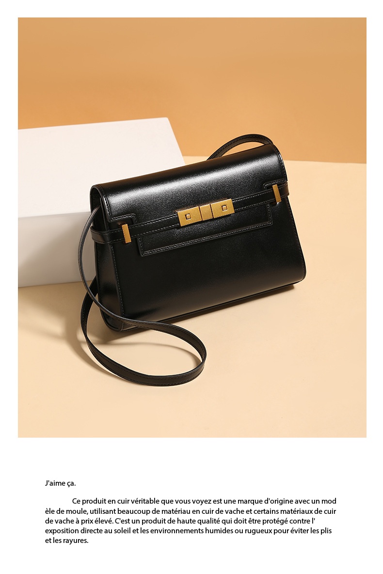 Sac Manhattan en cuir, Sac vintage sophistiqué Manhattan Demo 003
