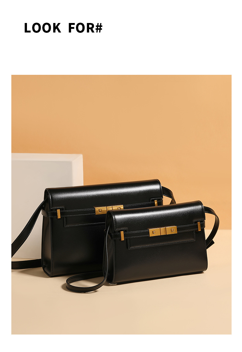 Sac Manhattan en cuir, Sac vintage sophistiqué Manhattan Demo 008