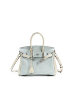 Sac à main Kelly Platinum en cuir véritable 00BK-002