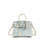 Sac à main Kelly Platinum en cuir véritable 00BK-006