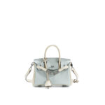 Sac à main Kelly Platinum en cuir véritable 00BK-007