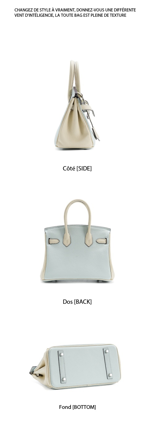 Kelly Platinum Handbag in Genuine Leather 00BK Demo 0020