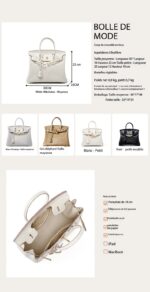 Sac à main femme en cuir à motif crocodile blanc de luxe KZGYBK 0 Demo new 002