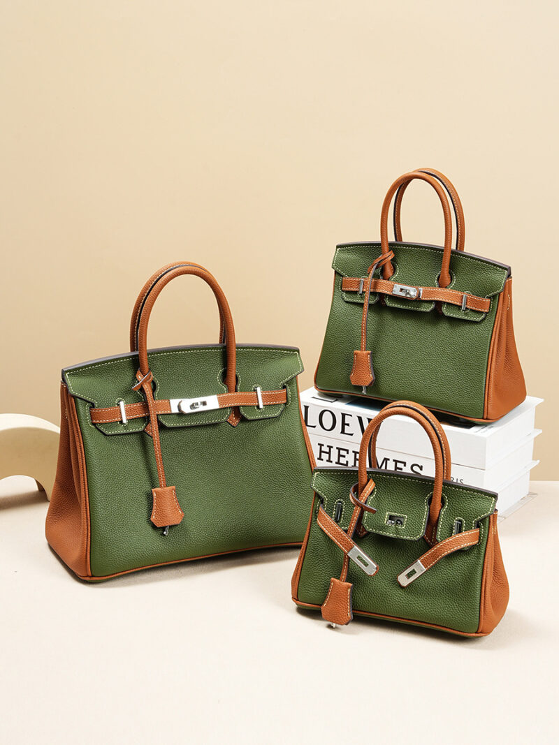 Sac platine en cuir, grand calibre, polyvalent 0BK-003