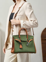 Sac platine en cuir, grand calibre, polyvalent 0BK-004