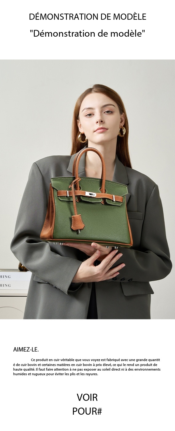 Large, versatile platinum leather bag, 0BK Demo 0010