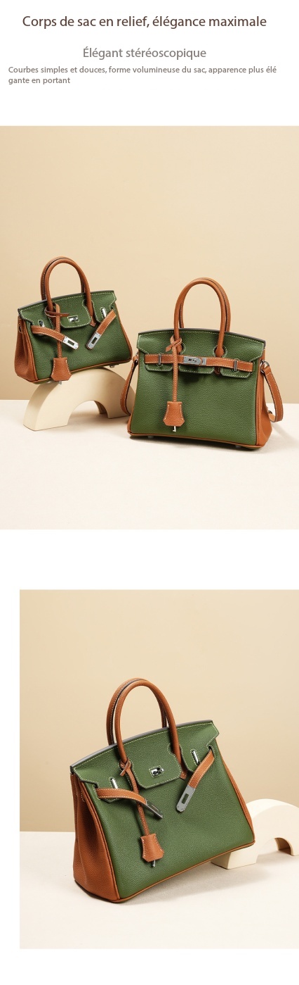 Large, versatile platinum leather bag, 0BK Demo 0014