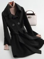 Manteau en cachemire haut de gamme réversible pour femmes D19206-01
