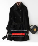 Manteau en cachemire haut de gamme réversible pour femmes D19206 Demo 01