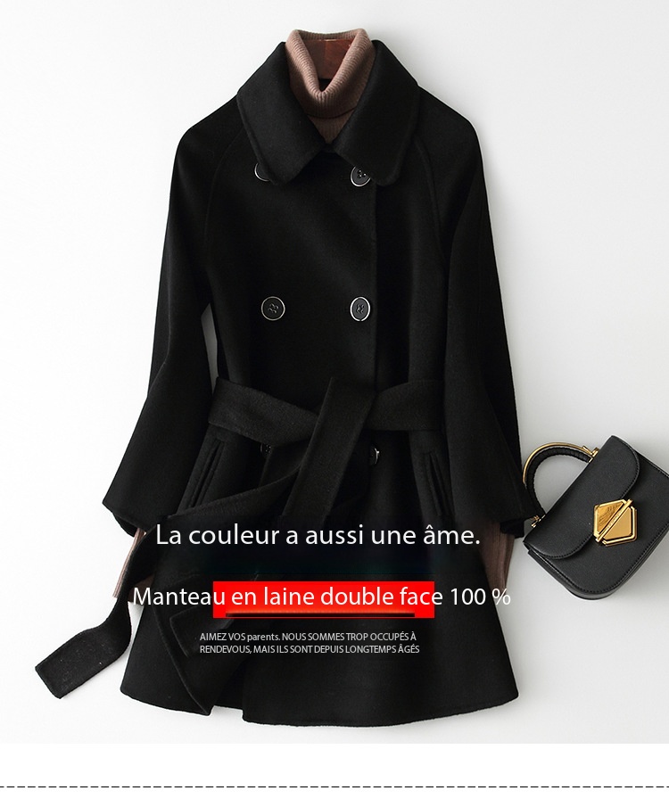 Manteau en cachemire haut de gamme réversible pour femmes D19206 Demo 01