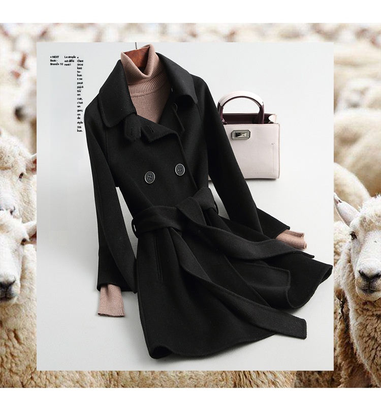 Manteau en cachemire haut de gamme réversible pour femmes D19206 Demo 04