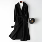 Manteau en cachemire réversible femmes, élégant 2016077-02