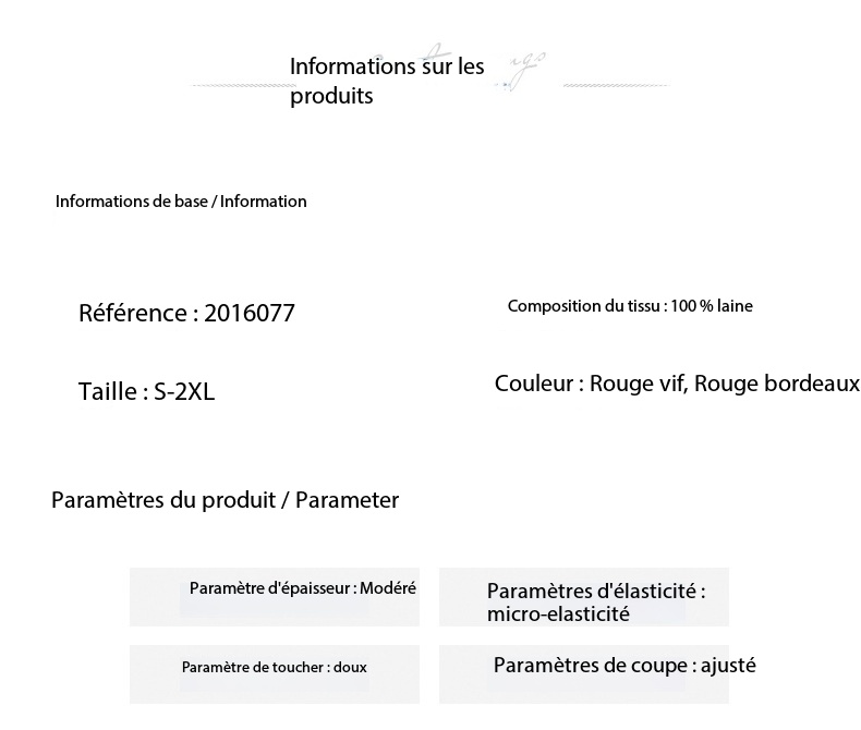 Manteau en cachemire réversible femmes, élégant 2016077 Demo 05
