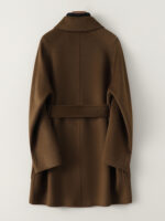 Manteau en laine double face pour femmes, style court, haut de gamme 24-1616-01