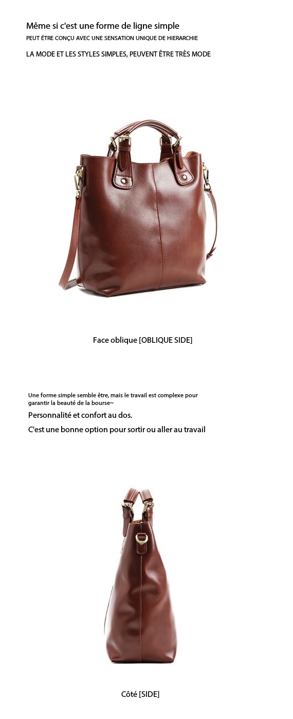 Sac bandoulière en cuir véritable, grande capacité PY0216 Demo 0017