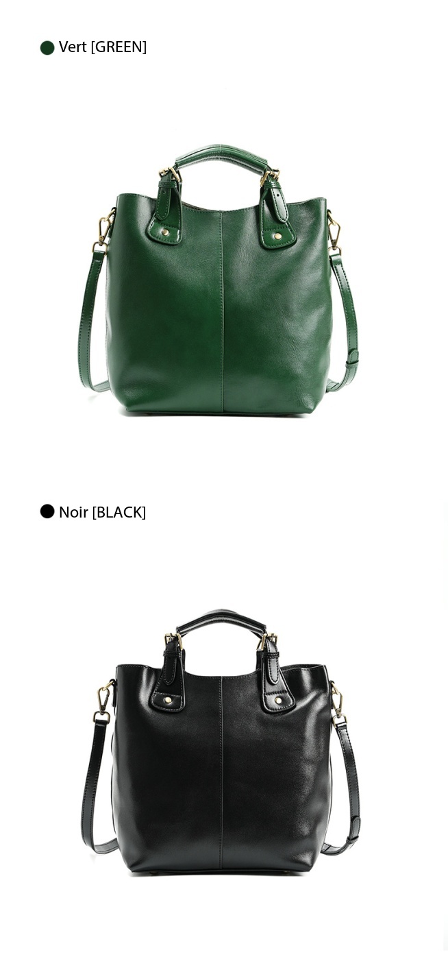 Sac bandoulière en cuir véritable, grande capacité PY0216 Demo 0019