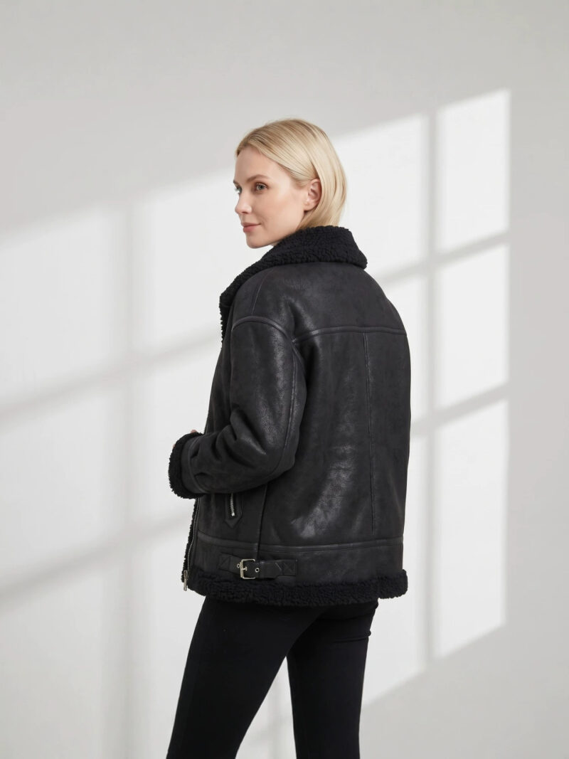Veste en cachemire femmes, à double étage à revers, JH04-01 Veste en cachemire femmes, à double étage à revers, JH04-01