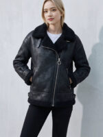 Veste en cachemire femmes, à double étage à revers, JH04-03