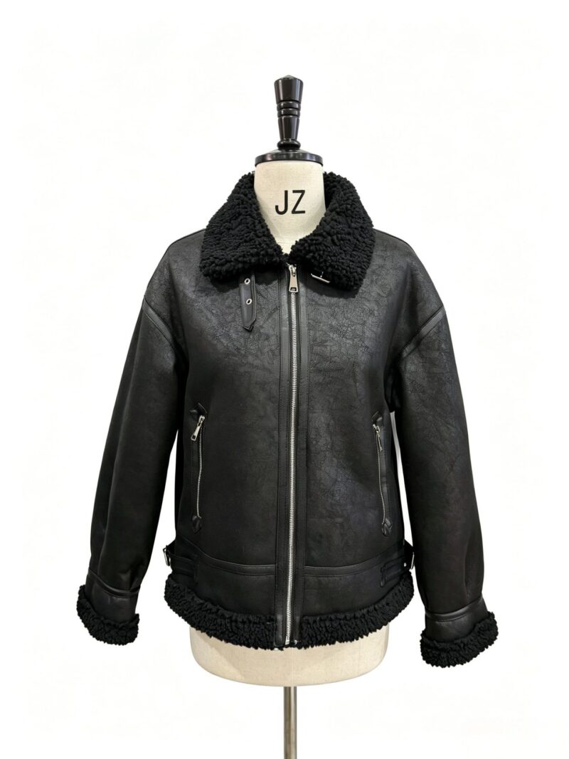 Veste en cachemire femmes, à double étage à revers, JH04-07