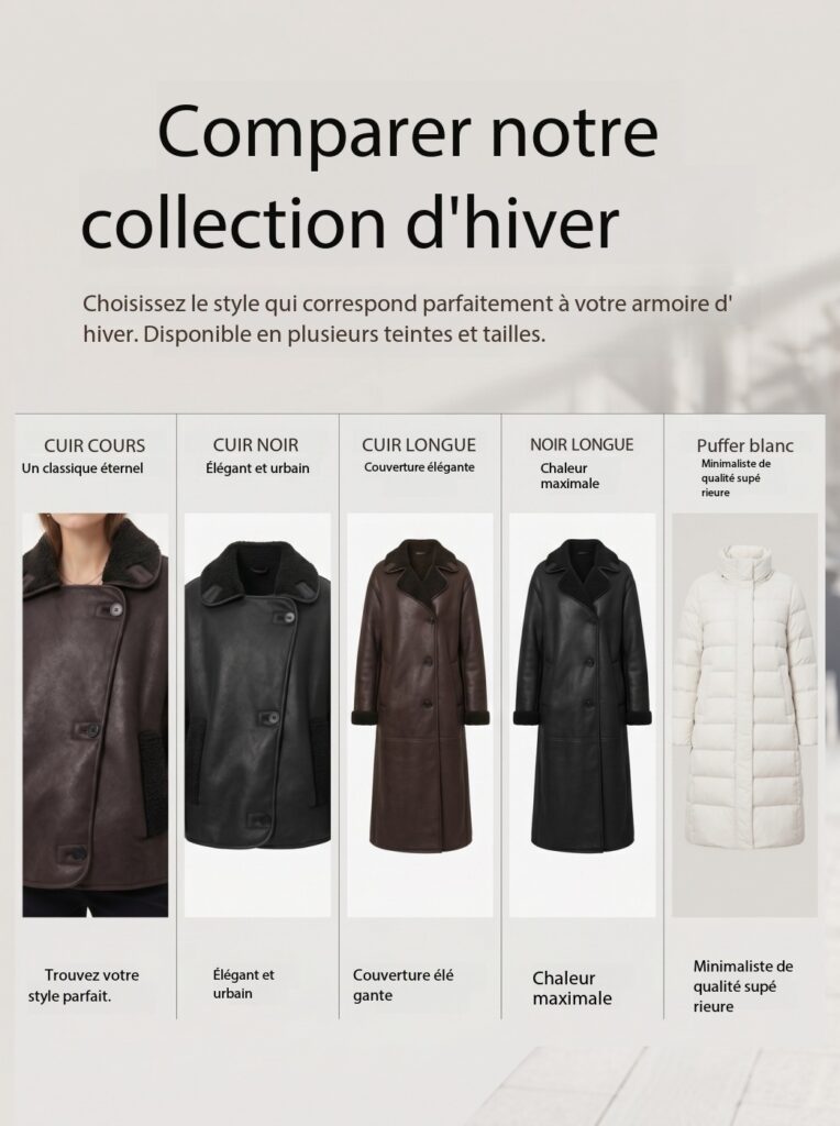 Veste en cuir femme, intégrée en fourrure, style patchwork 5.12.12 Demo 08