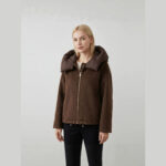Veste en laine femme, col détachable. Veste vintage 85225