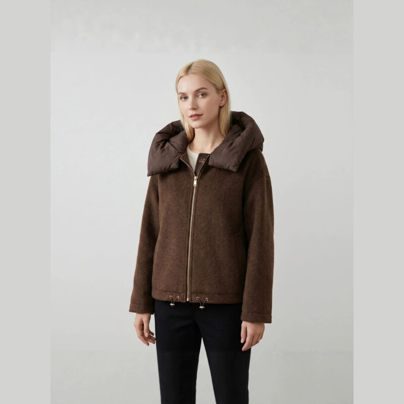 Veste en laine femme, col détachable. Veste vintage 85225