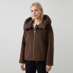 Veste en laine femme, col détachable. Veste vintage 85225 dEMO 01