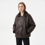 Women's leather jacket with fur lining 5.12.12