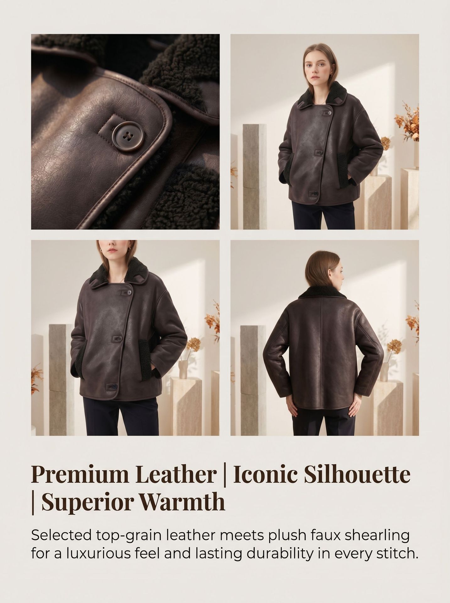 Women's leather jacket with fur lining 5.12.12 Demo 02