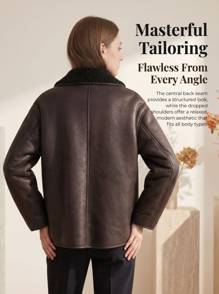 Women's leather jacket with fur lining 5.12.12 Demo08