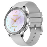 Argent Montre connectée femme fonctions santé, sports...V65