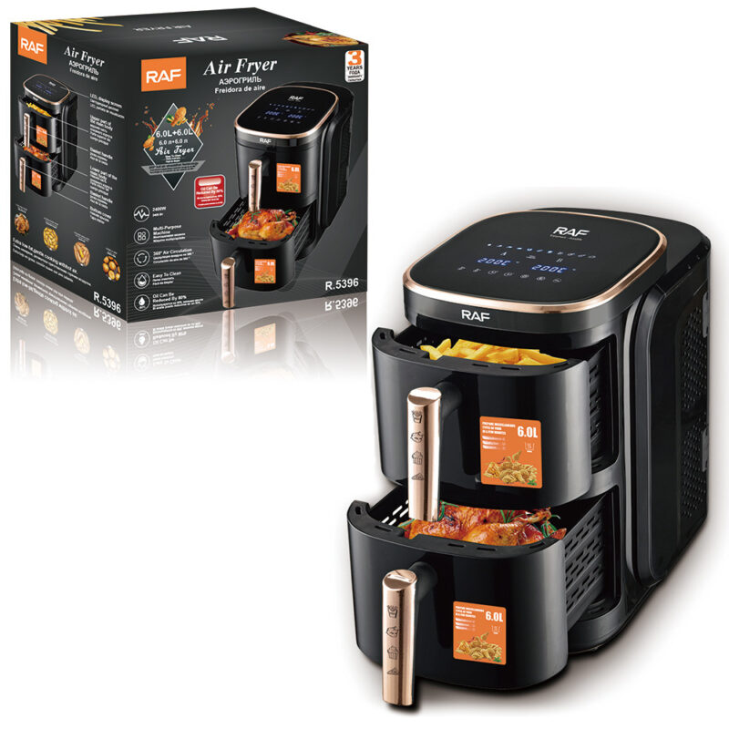 Friteuse électrique à air sans huile et sans fumée 5396 Friteuse électrique à air sans huile et sans fumée 5396