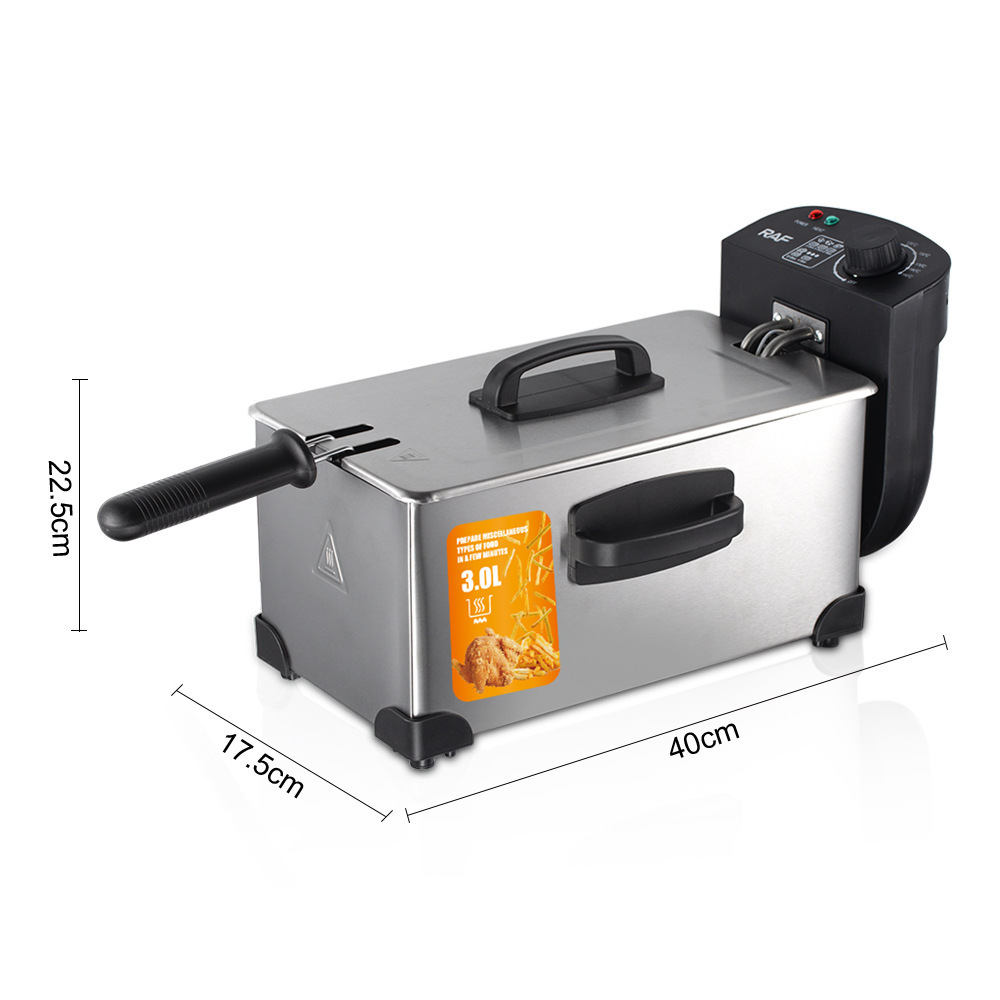Friteuse électrique, machine à beignets et frites R.5299 Demo 01