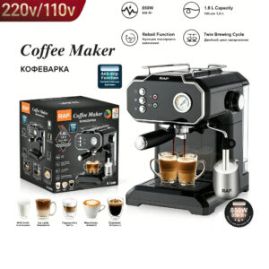 Italian-Style Coffee Machine for Home Use 20230 NOIR NEW EN