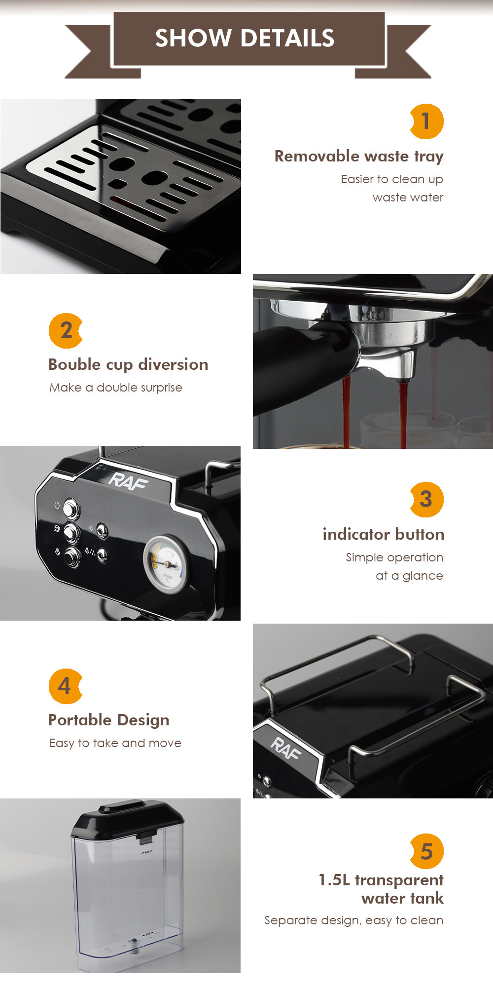 Italian-Style Coffee Machine for Home Use 20230 dEMO 08