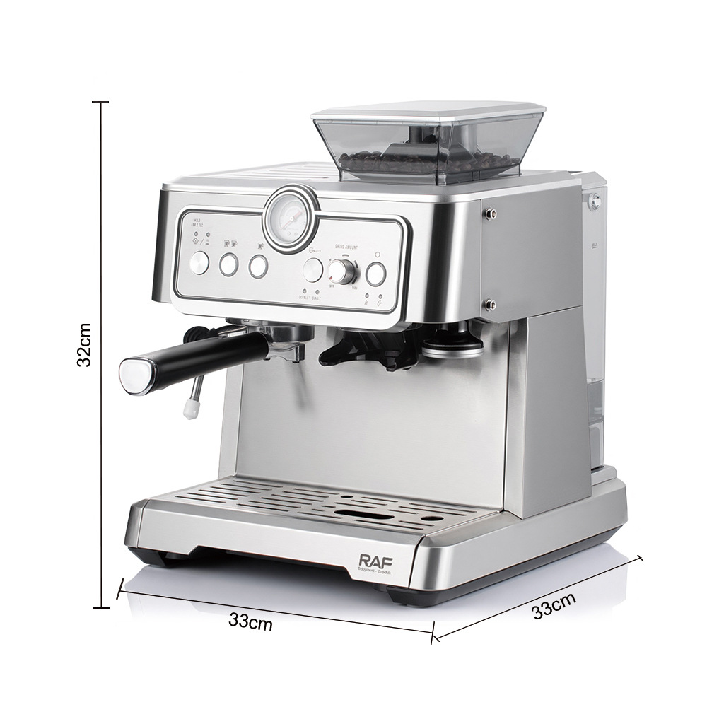Espresso coffee machine with dial, built-in grinder 20230 Demo 03