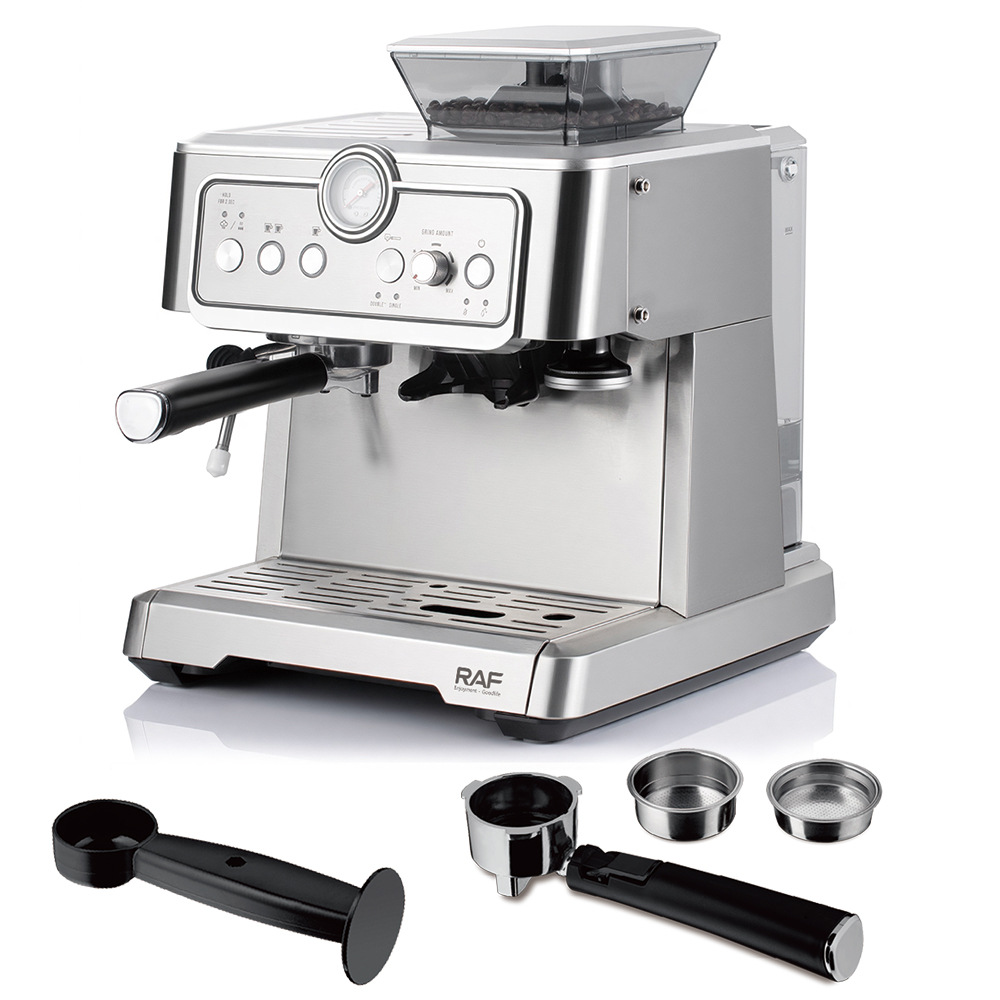 Espresso coffee machine with dial, built-in grinder 20230 Demo 05